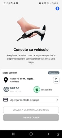 EVX Conecte vehículo