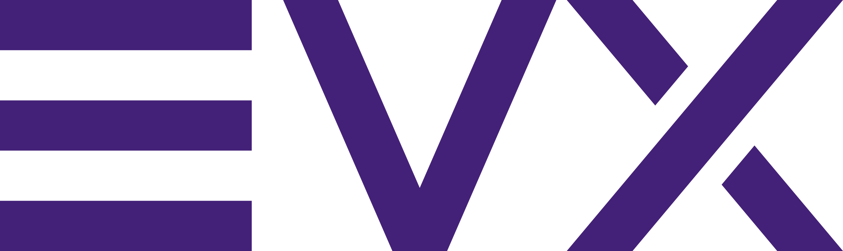 Logo EVX Morado